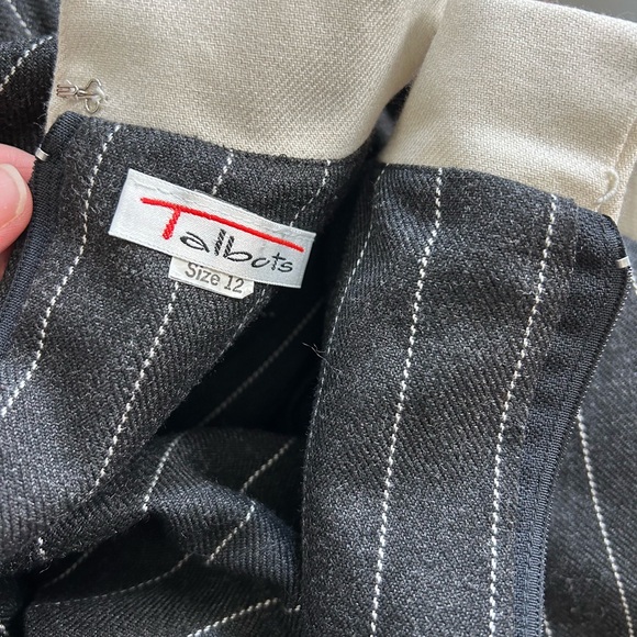 Vintage Talbots Career Dress Working Girl Wednesday Adams Costume Size 12 - Picture 9 of 14